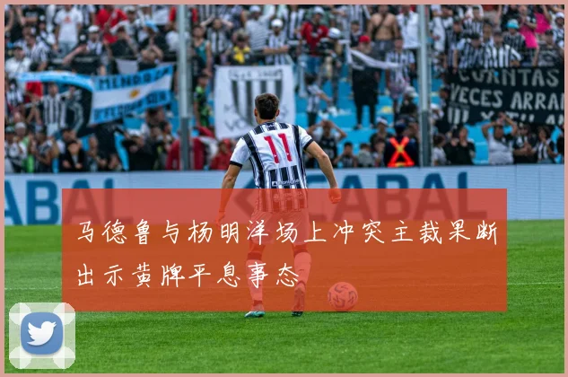 马德鲁与杨明洋场上冲突主裁果断出示黄牌平息事态